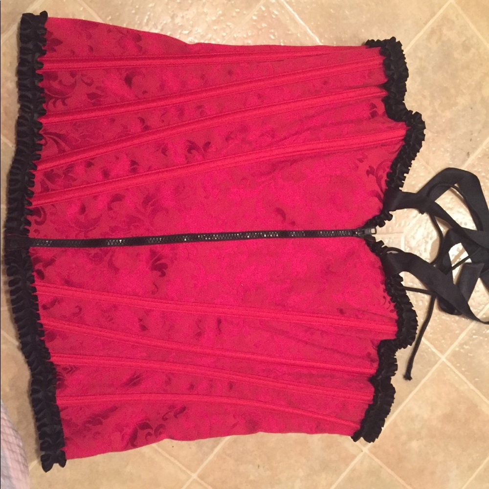 Red corset